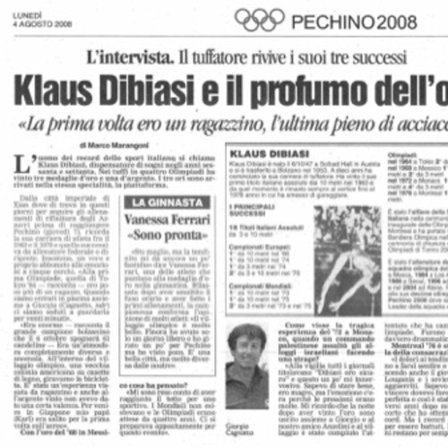 Klaus Dibiasi  Alto Adige 2008